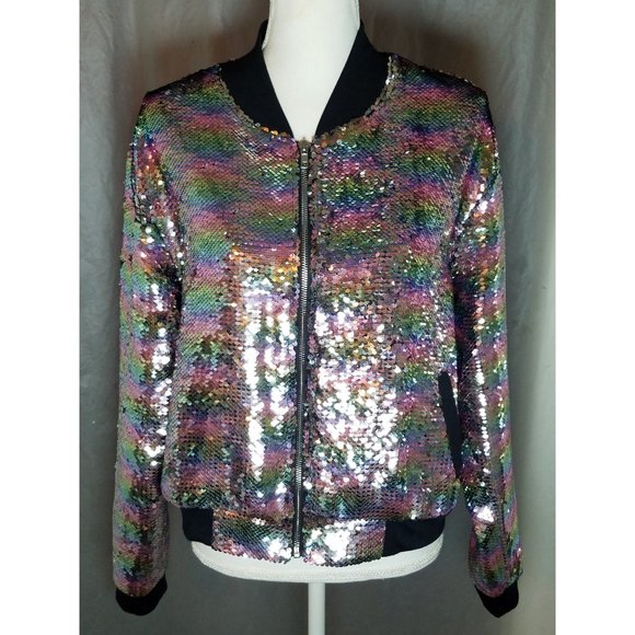LulaRoe Sequin Jacket Size Large - Picture 1 of 8